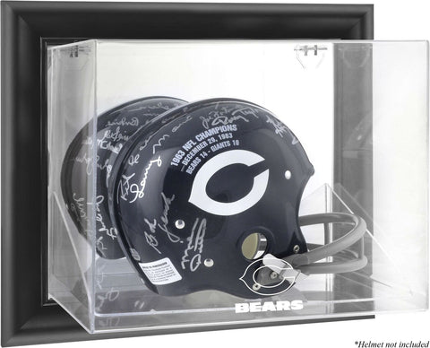 Chicago Bears Framed Wall Helmet Display - Black - Fanatics