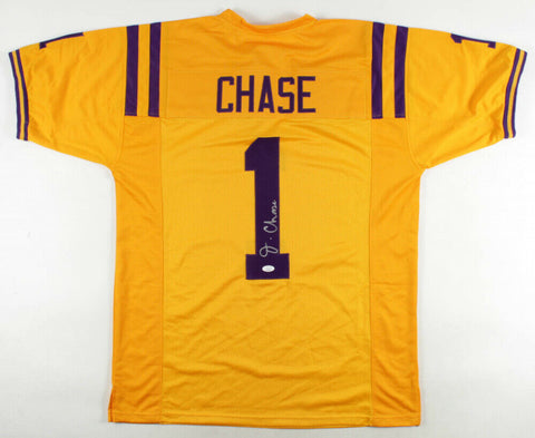 Ja'Marr Chase Signed LSU Tigers Jersey (JSA COA) 2020 National Champ's Receiver