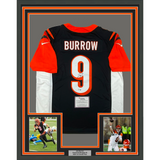 Framed Autographed Joe Burrow 33x42 Bengals Authentic Nike Jersey Fanatics COA
