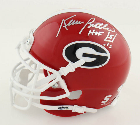 Kevin Butler Signed Georgia Bulldogs Mini Helmet Inscribed "HOF 15" (PSA)