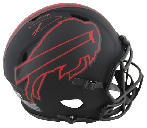 Bills Stefon Diggs Signed Eclipse Full Size Speed Proline Helmet BAS W #W133068