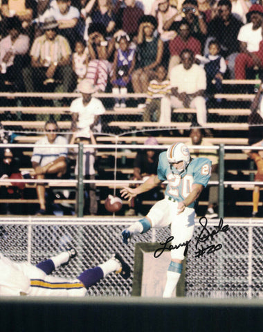 Larry Seiple Autographed/Signed Miami Dolphins 8x10 Photo 30152