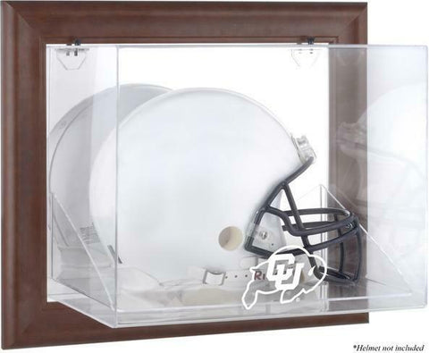 Colorado Buffaloes Brown Framed Wall-Mountable Helmet Display Case - Fanatics