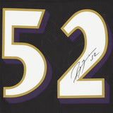 FRMD Ray Lewis Baltimore Ravens Signed Mitchell & Ness Black Authentic Jersey