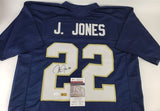 Julius Jones Signed Notre Dame Fighting Irish Jersey (JSA COA) Dallas Cowboys RB