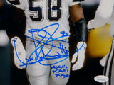 Dixon Edwards Autographed Dallas Cowboys 8x10 Vertical Photo- JSA Witnessed Auth