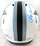 Roger Staubach Autographed Cowboys Lunar Speed F/S Helmet- Beckett W Hologram