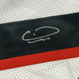 Autographed/Signed CALVIN RIDLEY Atlanta White Football Jersey JSA COA