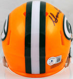 Ahman Green Autographed Green Bay Packers Speed Mini Helmet-Beckett W Hologram