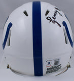 Lenny Moore Autographed Baltimore Colts Speed Mini Helmet W/HOF-Beckett W Holo