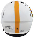 Steelers Jerome Bettis Signed Lunar Full Size Speed Rep Helmet BAS Witnessed