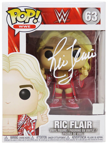 Ric Flair Signed WWE Wrestling Funko Pop Doll #63 - (SCHWARTZ SPORTS COA)