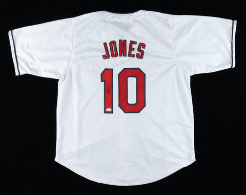 Nolan Jones Signed Indians Jersey (JSA COA) Cleveland Top Minor League Prospect