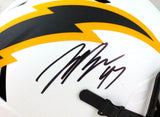 Joey Bosa Autographed LA Chargers F/S Lunar Authentic Helmet- Beckett W *Black