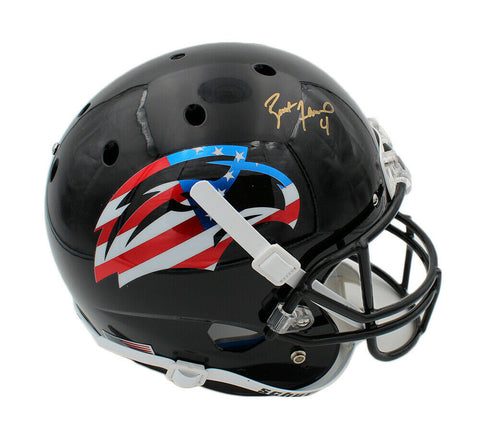 Brett Favre Signed Southern Mississippi Schutt Full Size Patriotic NCAA Helmet