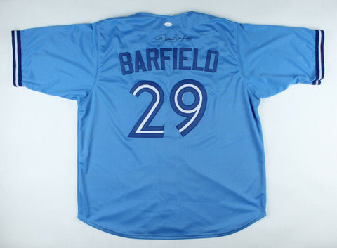 Jesse Barfield Signed Toronto Blue Jays Jersey (JSA COA) 1986 AL Home Run Leader