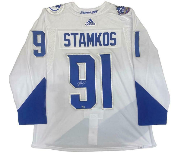 Steven Stamkos Autographed Tampa Bay Lightning Black Fanatics Hockey Jersey  - Fanatics