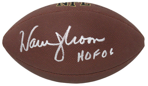 Warren Moon Signed Wilson Super Grip Full Size NFL Football w/HOF'06 - SCHWARTZ