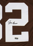 Jim Brown Signed Cleveland Browns Mitchell and Ness Brown Jersey