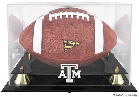 Texas A&M Aggies Golden Classic Football Team Logo Display Case