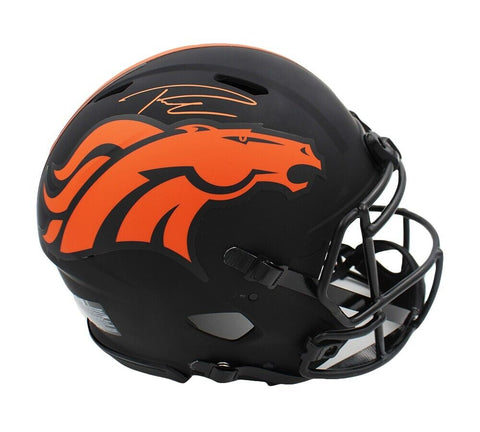 Russell Wilson Signed Denver Broncos Speed Authentic Eclipse Helmet