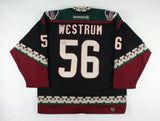 Erik Westrum Signed Arizona Coyotes Custom Jersey (JSA COA) NHL Career 2001-2012