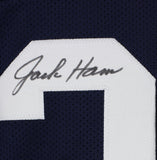 Jack Ham Signed Custom Blue College Style Football Jersey CHOF 90 BAS ITP