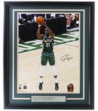 Jrue Holiday Signed Framed Milwaukee Bucks 16x20 Photo Fanatics