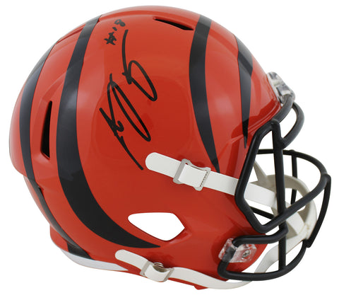 Bengals A.J. Green Authentic Signed Full Size Speed Rep Helmet BAS Witnessed