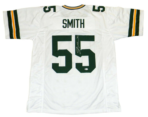 ZA'DARIUS SMITH AUTOGRAPHED SIGNED GREEN BAY PACKERS #55 WHITE JERSEY BECKETT