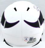 Randy Moss Autographed Minnesota Vikings Lunar Speed Mini Helmet-Beckett W Holo