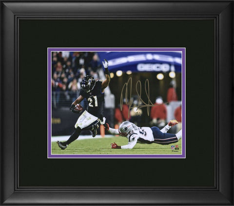 Mark Ingram Baltimore Ravens Framed Autographed 8" x 10" Running Photograph