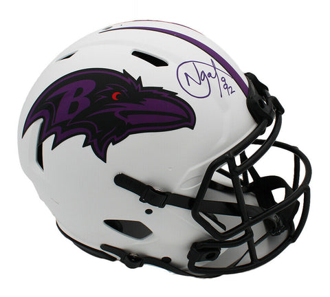 Haloti Ngata Signed Baltimore Ravens Speed Authentic Lunar NFL Helmet