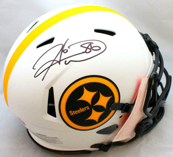 Hines Ward Autographed Pittsburgh Steelers F/S Lunar Speed Authentic Helmet - Be