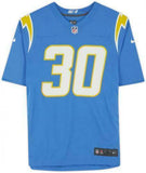 Frmd Austin Ekeler Los Angeles Chargers Signed Powder Blue Nike Game Jersey