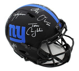 Multi-Player Signed New York Giants Speed Authentic Eclipse Helmet w- 17 Sigs