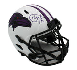 Haloti Ngata Signed Baltimore Ravens Speed Full Size Lunar NFL Helmet