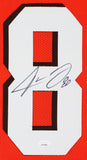 Jarvis Landry Authentic Signed Orange Pro Style Framed Jersey JSA Witness