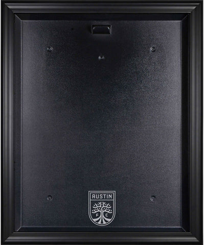 Austin FC Black Framed Team Logo Jersey Display Case