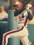 Andre Dawson Signed Montreal Expos Magazine Page BAS