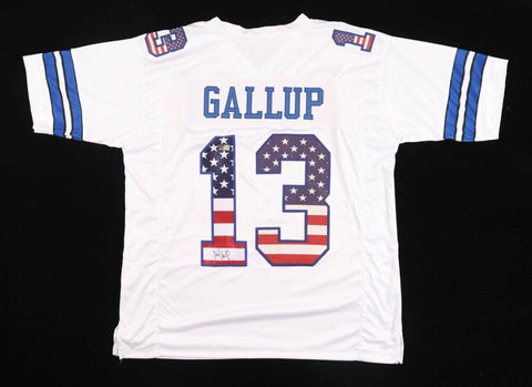 Michael Gallup Signed Dallas Cowboys "America's Team" Jersey (Tristar) Receiver