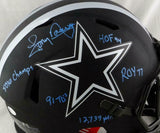 Tony Dorsett Signed Cowboys F/S Eclipse Speed Authentic Helmet w/5 Insc-BeckettW