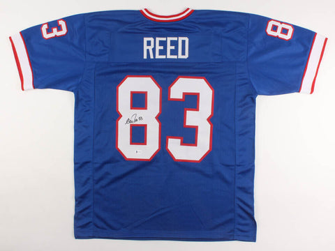 Andre Reed Signed Buffalo Bills Jersey (Beckett COA) 7xPro Bowl Wide Receiver