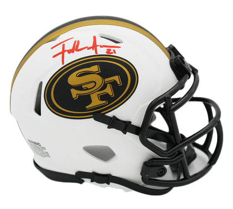 Frank Gore Signed San Francisco 49ers Speed Lunar NFL Mini Helmet