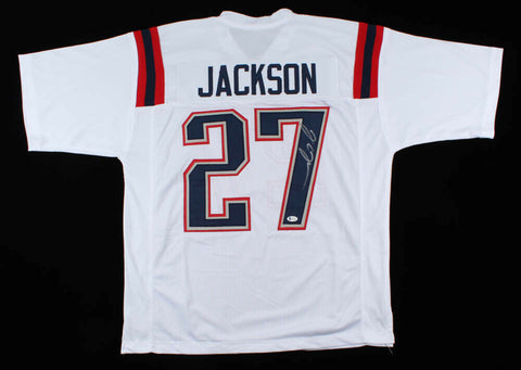J C Jackson Signed New England Patriot Jersey (Beckett COA)Super Bowl LIII Champ