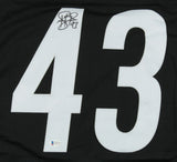 Troy Polamalu Signed Pittsburgh Steelers Jersey (Beckett COA) 8xPro Bowl D.B.
