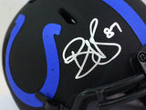 Reggie Wayne Autographed Colts Eclipse Speed Mini Helmet- PSA/DNA *Silver