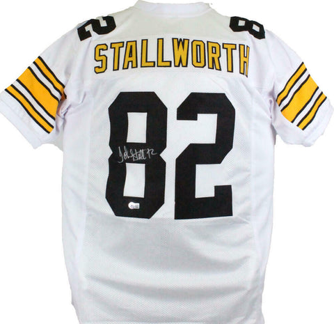 John Stallworth Autographed Pro Style White Jersey-Beckett W Hologram *Silver