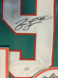 Jason Taylor Signed Miami Dolphins 36"x39" Framed Jersey (JSA COA) 6xPro Bowl DE