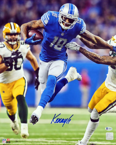 KENNY GOLLADAY AUTOGRAPHED SIGNED 16X20 PHOTO DETROIT LIONS BECKETT 177655